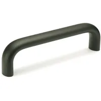 Ganter Normelemente | Bügelgriffe - GN 565-26-128-SW | Aluminium | schwarz strukturmatt | Breite 26mm |1 Stück