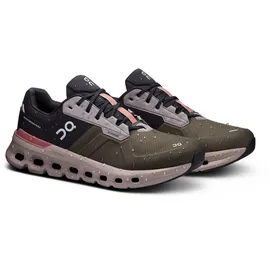 On Cloudrunner 2 Waterproof Damen Olive / Mahagony 38,5