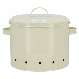 Esschert Design Küchendose weiß 27,0 x 23,2 x 21,3 cm 6,3 l