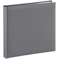 Hama Fotoalbum Jumbo 30x30 cm 80 weiße Seiten, grau