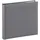 Hama Fotoalbum Jumbo 30x30 cm 80 weiße Seiten, grau