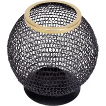 Trendline Laterne Metall 17 X 17 Cm Schwarz-gold Laterne - Trendline