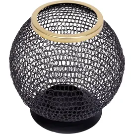 Trendline Laterne Metall 17 X 17 Cm Schwarz-gold Laterne - Trendline
