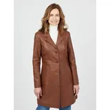 JCC Ledermantel IK14-2 in braun | Gr.: 36,