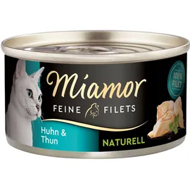 Miamor Feine Filets Naturelle Huhn & Thunfisch 48 x 80 g