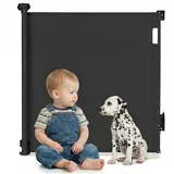 lionelo Treppenschutzgitter 140 cm Schwarz
