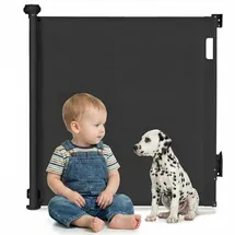 lionelo Treppenschutzgitter 140 cm Schwarz