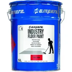 A.M.P.E.R.E. Bodenmarkierungsfarbe Traffic Industry Floor Paint 5L rot