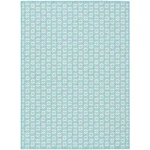 Snapstyle In-, und Outdoor Teppich Beidseitig Cape Cod Türkis, 80x240cm