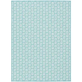 Snapstyle In-, und Outdoor Teppich Beidseitig Cape Cod Türkis, 80x240cm