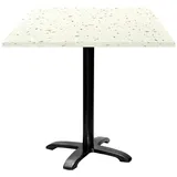 Restootab Tisch Bazila 70x70cm - Modell Terrazzo Cassata