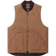 West Coast Choppers Heavy Duty Weste - Brown - L