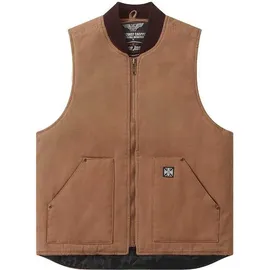West Coast Choppers Heavy Duty Weste - Brown - L