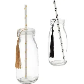 Folia Strohhalme LET ́S GLAM farbsortiert