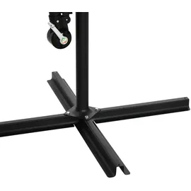 Outsunny Ampelschirm 295 x 295 cm Dunkelgrau