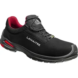 Sicherheitshalbschuh RILEY LOW S3 ESD -  41 - schwarz/rote Akzente