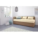 MAINTAL Polsterliege MAINTAL "Diana", braun (cappuccino), B:83cm, Komplettbetten