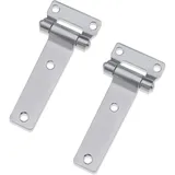 Set Mit 2 T-förmigen Container-scharnieren Aus Edelstahl 304, 135 X 58 Mm, Für Lkw, Transporter, Wohnwagen, Anhänger