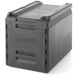 HENDI Thermo Catering Container, mit 5 Einschüben für GN-Behältern mit einem Abstand von 65mm, Thermo frontlader, 66L, 600x400x(H) 490mm, Polypropylen