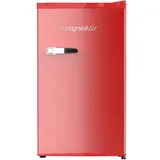 RESPEKTA Kühlschrank Rico, Retro-Design, erhältlich in 3 Farben, mit Flaschenöffner an der Seite rot
