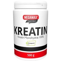 MEGAMAX Kreatin Monohydrat 100% Pulver 500 g