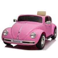 TPFLiving Elektro-Kinderauto Volkswagen Beetle Pink