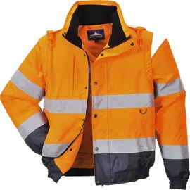 PORTWEST C468YERL C468-Warnschutz 2-in1-Jacke, gelb,