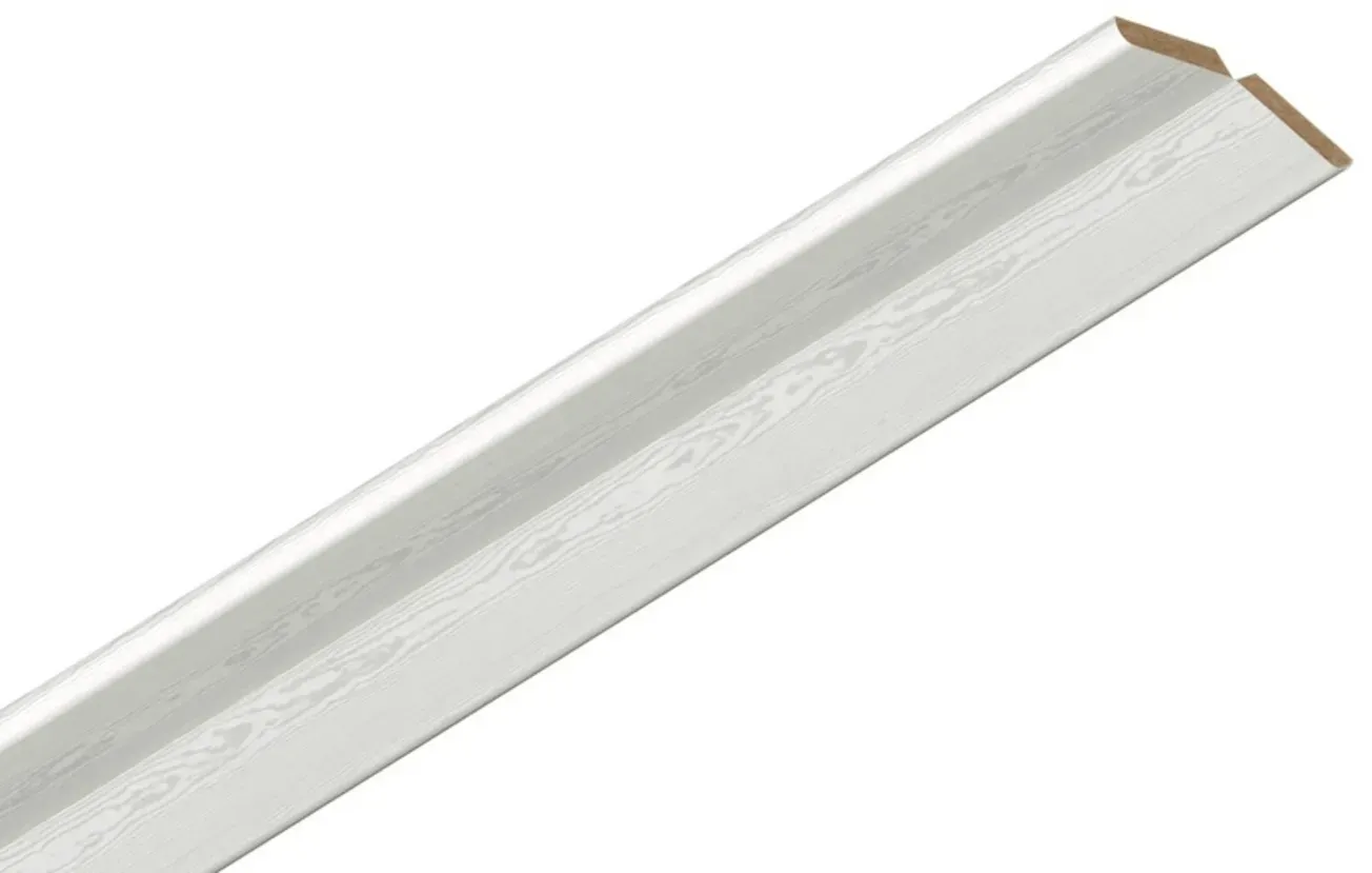 ter Hürne Leisten Faltwinkelleiste Esche perlmuttweiß FWL 50 Dekor 2400x50x4 mm