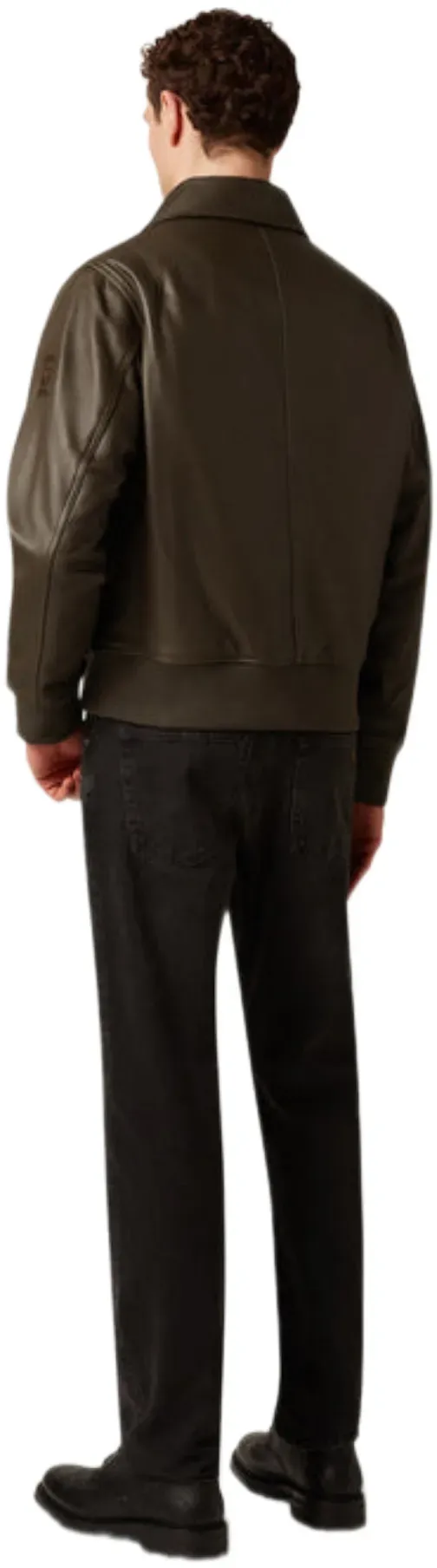 Lederjacke Track Racer Braun XXL