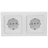 ChiliTec Doppelsteckdose 2 St. Weiß