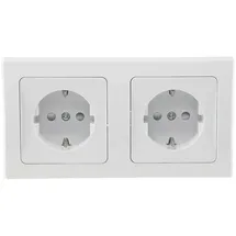 ChiliTec Doppelsteckdose 2 St. Weiß