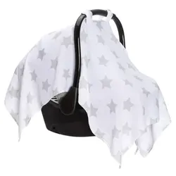fillikid Sonnenschutz für Babyschalen weiß/Sterne