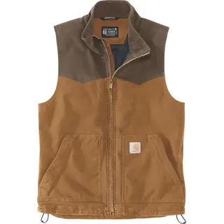 CARHARTT Montana Weste - Hellbraun/Dunkelbraun - XXL