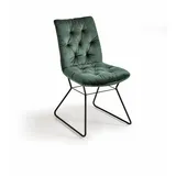 Stuhl Varese Stoff Grün