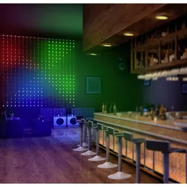 Sygonix Lichtervorhang Innen 230 V/50 Hz 400 RGB per App steuerbar, mit Farbwechsel, dimmbar, mit Flackereffekt, Timer