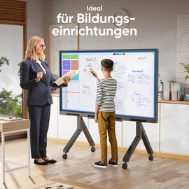 ONKRON TS2081-B TV-Ständer 177,8 cm (70")/2,79 m (110") max. 125 kg Schwarz Kunststoff/Stahl