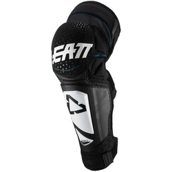 Leatt 3DF Hybrid EXT Kinder Knie-/Schienbeinschoner, schwarz-weiss