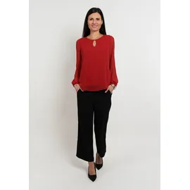 Seidel Moden Langarmbluse rot 38