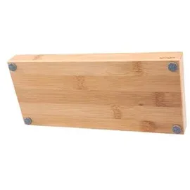 Sigel Schreibtisch-Organizer Eyestyle hellblau/dunkelgrau Bambus 2 Fächer 24,5 x 10,9 x 2,5 cm