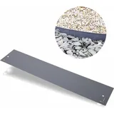 green split Rasenkanten Metall Länge 120 cm, Beeteinfassung Farbe:Grau,5 Stück 13.5cm