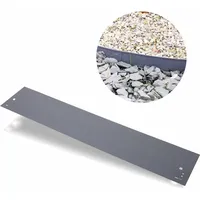 green split Rasenkanten Metall Länge 120 cm, Beeteinfassung Farbe:Grau,5 Stück 13.5cm