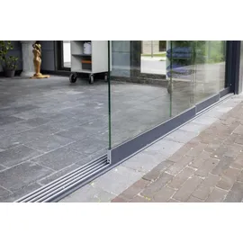 Telluria Glasschiebewände für Pavillon Singolo 4836 445 x 240 cm Transparent