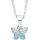 Amor Kette mit Anhänger Schmetterling Preciosa Crystal blau