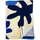 Le Comptoir de la Plage Coralina Strandtuch 90 x 170 cm blau