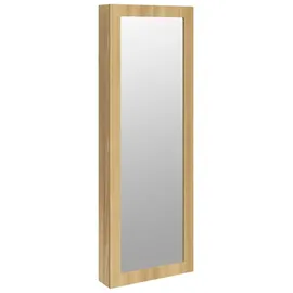 vidaXL Schmuckschrank mit Spiegel 37,5x10x106 cm