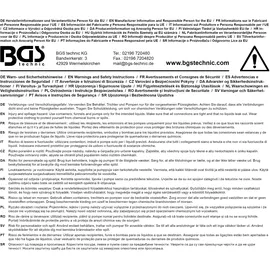 BGS Füllkanne Kunststoff 5 l weiß