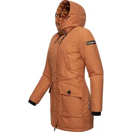Navahoo Winterjacke braun / schwarz M
