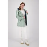 Regenjacke ANKERGLUT "Friesennerz HALIFAX ANCHOR WOMEN", Damen, Gr. 50 (XL), grau, Obermaterial: 100% Polyurethan; Futter: 100% Polyester, mit Druckknopf, Jacken Regenjacke, auch in Großen Größen erhältlich