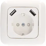 procharge Steckdoseneinsatz Reflex SI Weiß