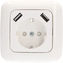 procharge Steckdoseneinsatz Reflex SI Weiß